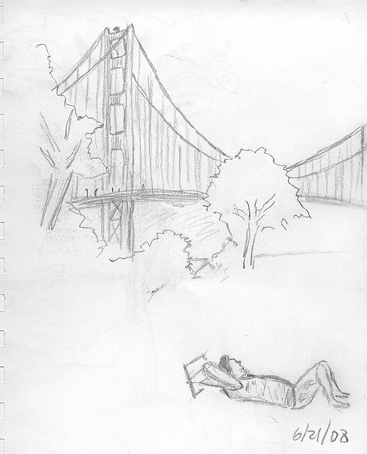 san francisco golden gate bridge drawing. Golden Gate Image